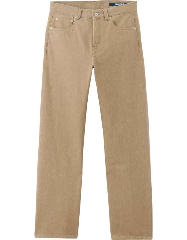 Straight Fit Cotton Jeans