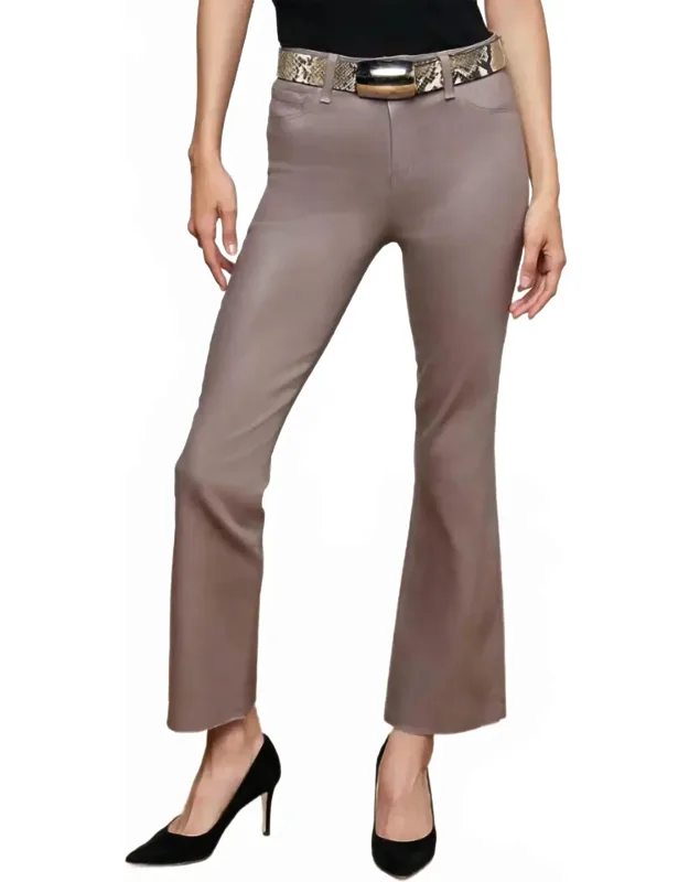 High Rise Cropped Flare Jeans