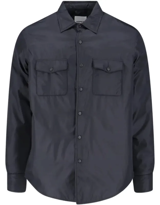 Nylon Shirt Jacket