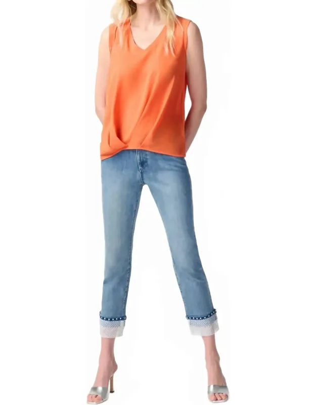 V Neck Sleeveless Pullover