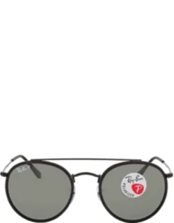 Round Double Bridge Polarized Sunglasses