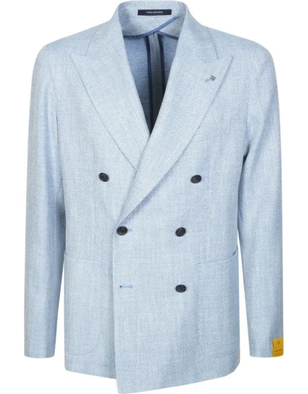 Herringbone Wool-blend Blazer