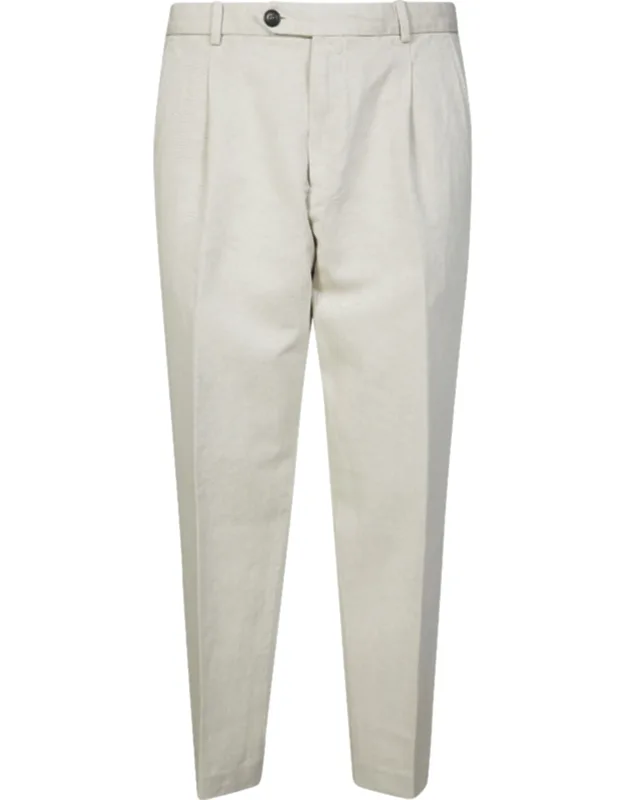 Single Front Pleat Chino Pants