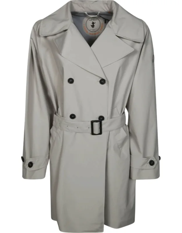 Livia Double Breasted Belted Trench Coat