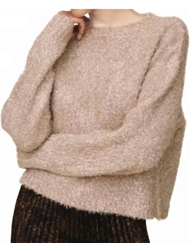 Slouchy Shimmer Sweater