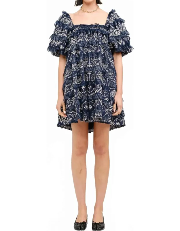 Maddy Lace Eyelet Babydoll Dress