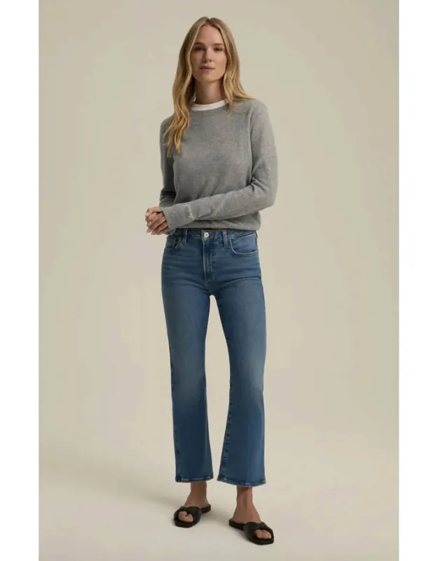 Cropped Bootcut Jeans