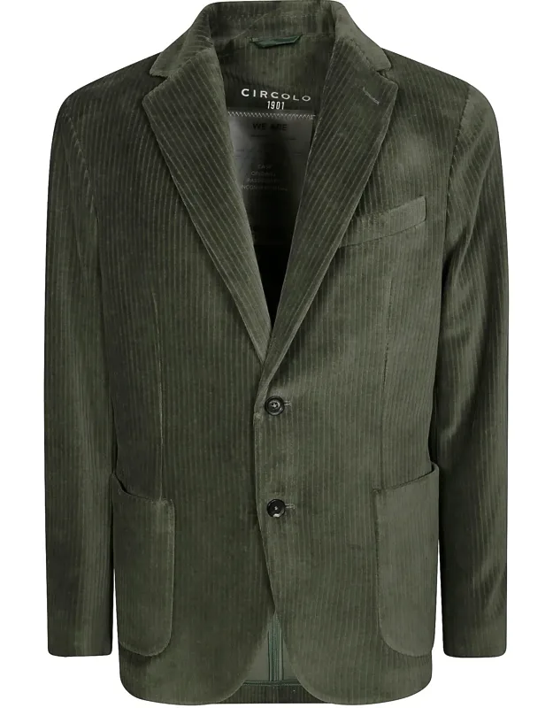 Ribbed Corduroy Blazer