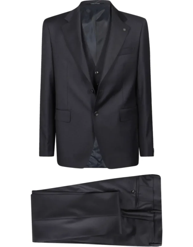 Tailored Three Piece Vest Suit
