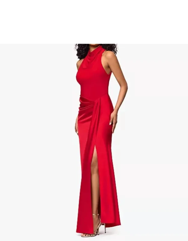 Cowl Neck Dress