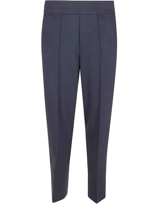 Double-layered Honeycomb Piqué Trousers