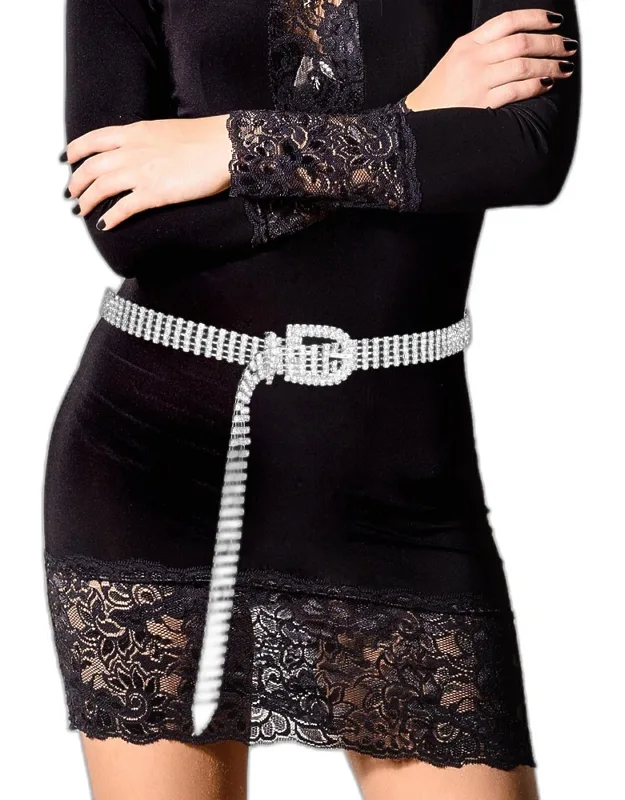 Rhinestone Pave Belt