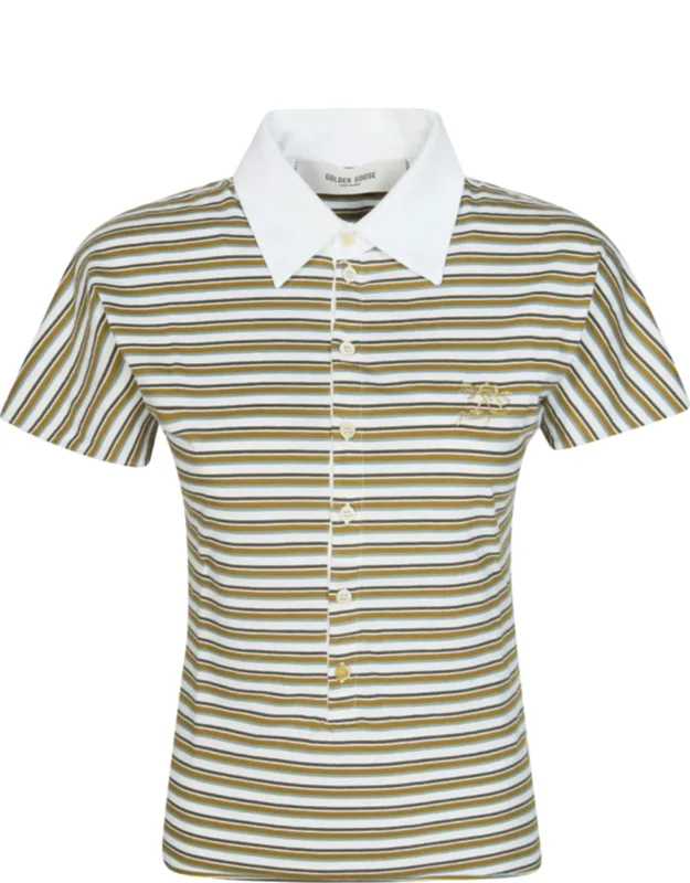 Subdued Striped Polo Shirt