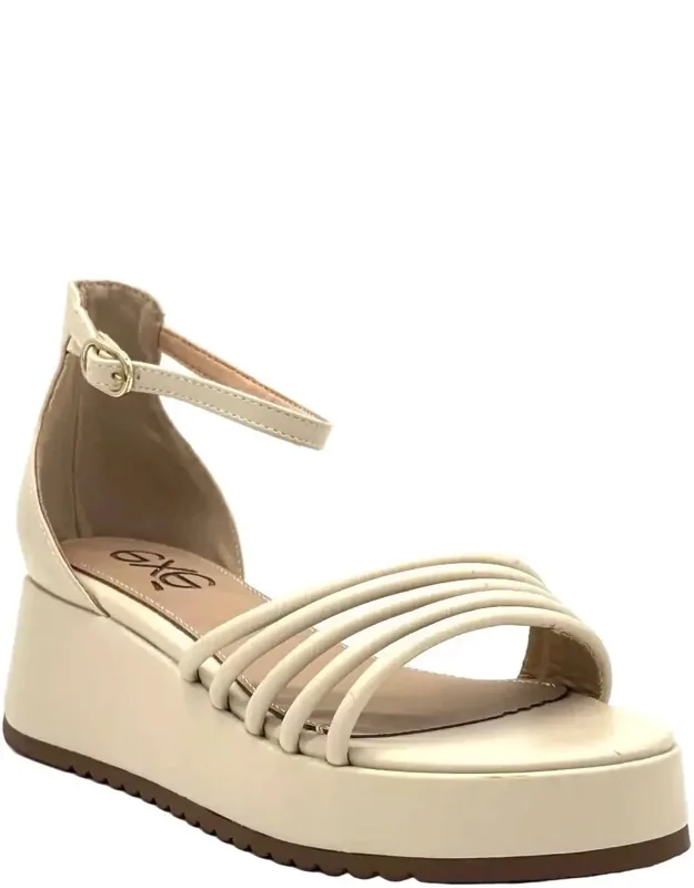Multi-strap Platform Wedge Sandals