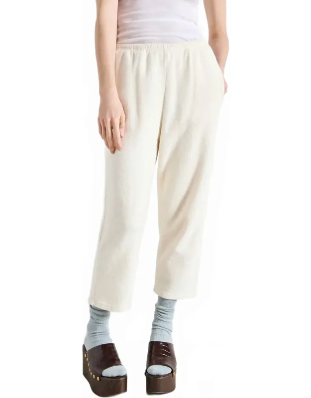 Bobypark Jogger Pants In Ecru