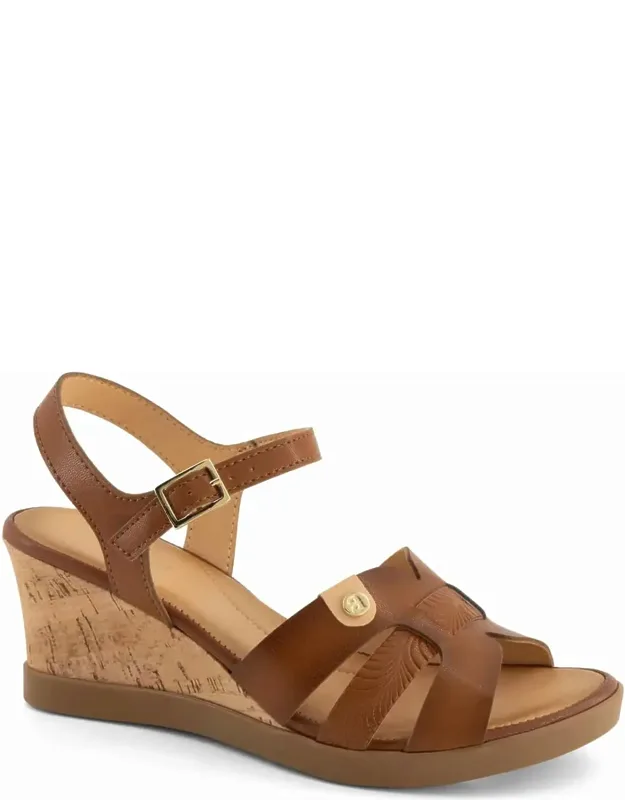 Ankle-strap Wedge Sandals