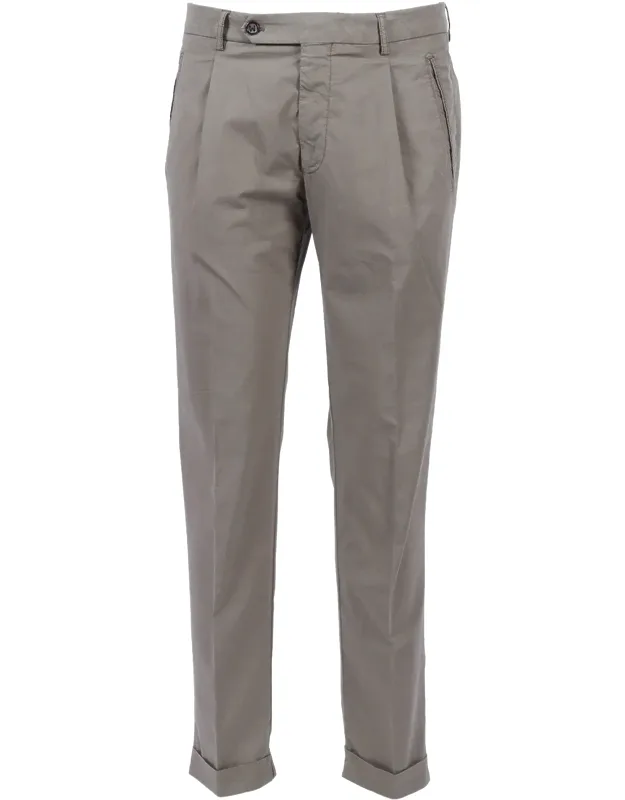 Tailored Tapered Straight-leg Pants