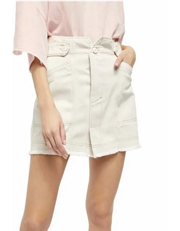 Utility Mini Skirt