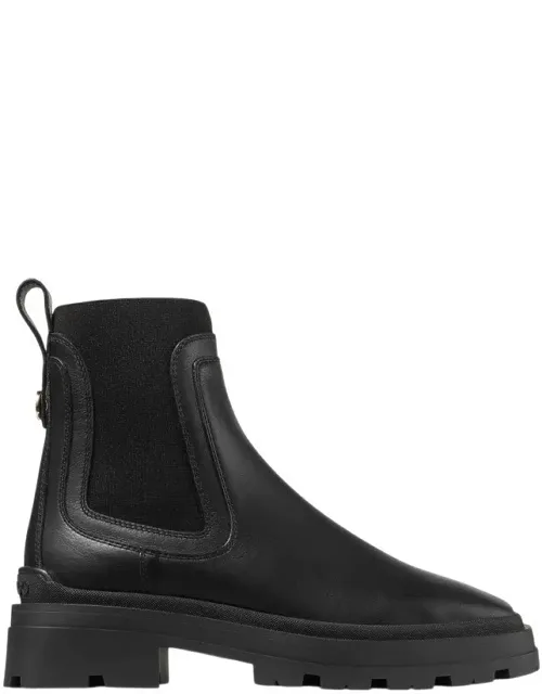 Veronique 45mm Leather Ankle Boots