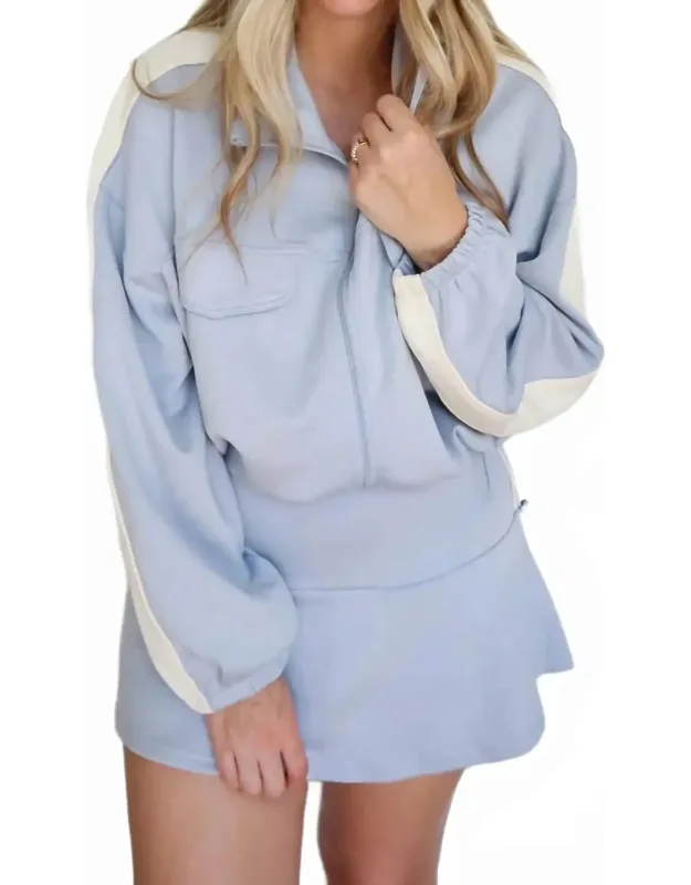 Premium Scuba Track Jacket & Skort Set