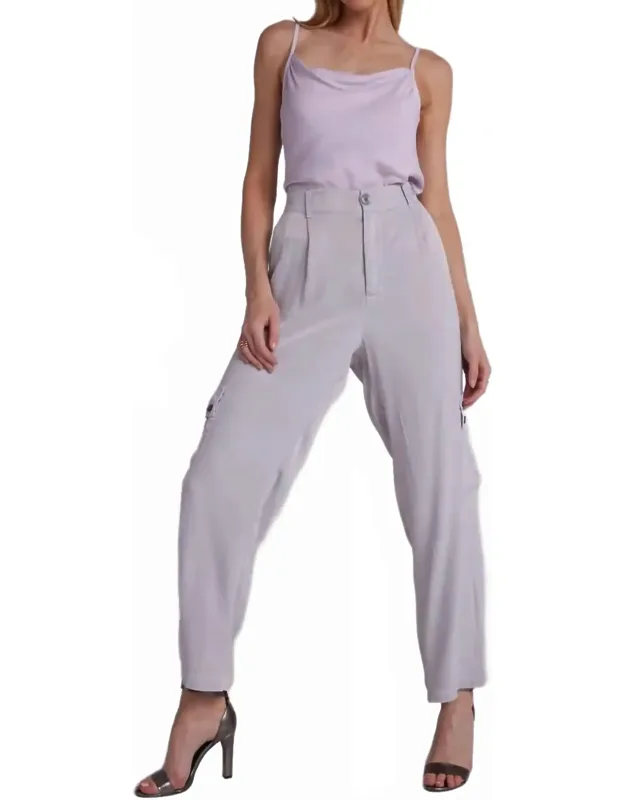 Pleated Cargo Trousers