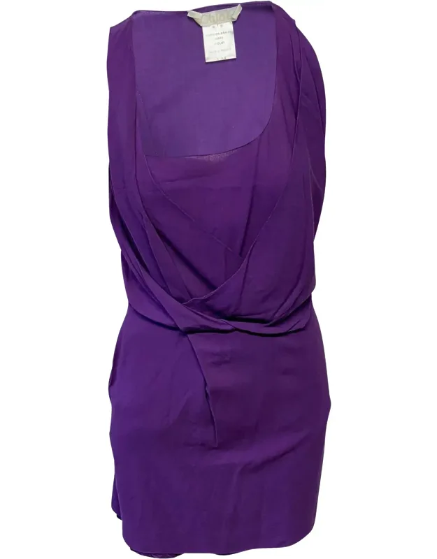 Sleeveless Draped Dress