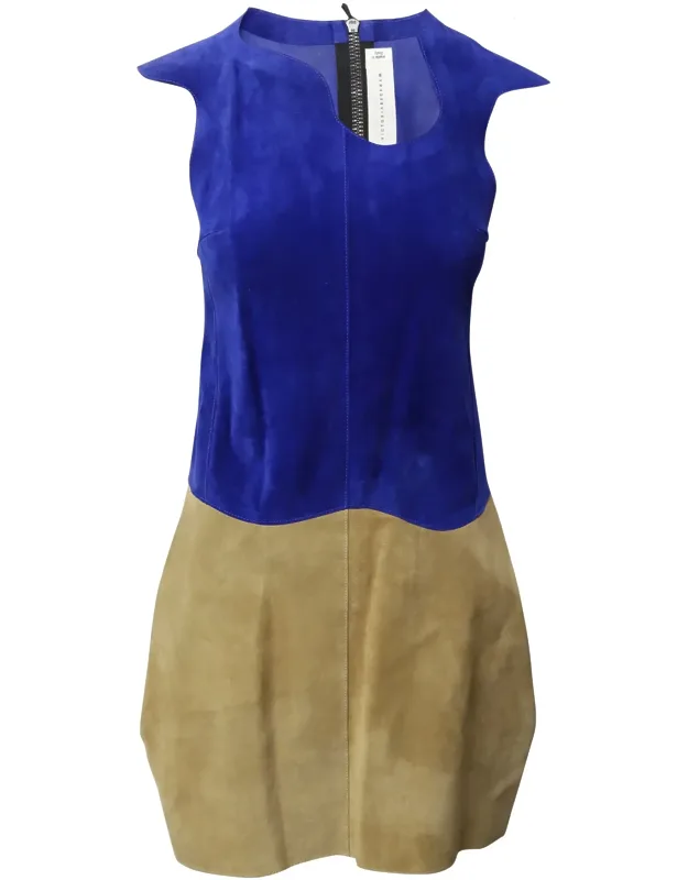 Paneled Mini Dress