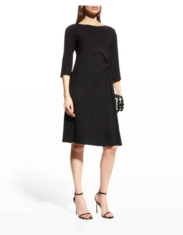 Gathered Shift Dress