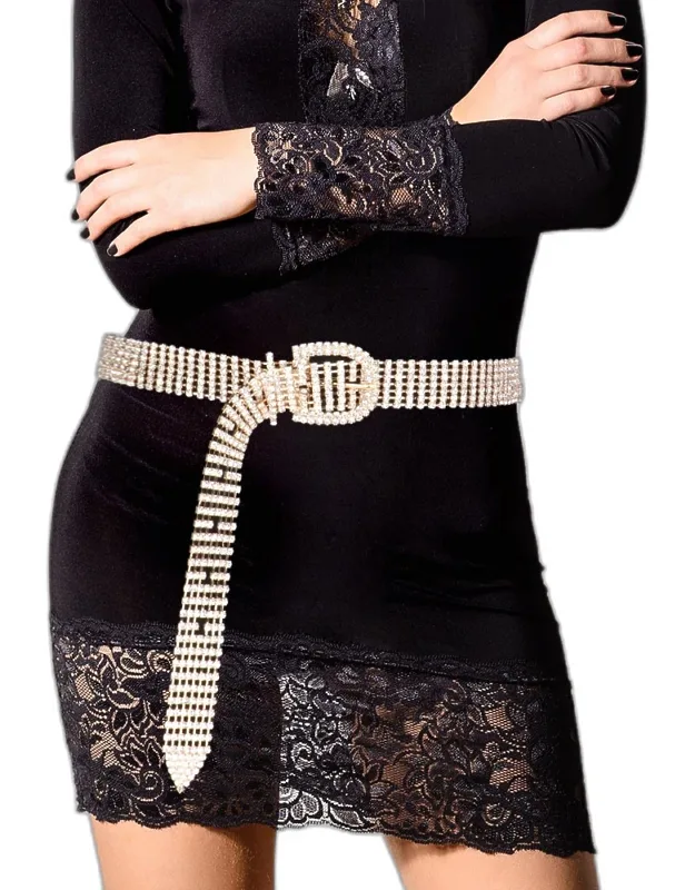 Rhinestone Pave Belt