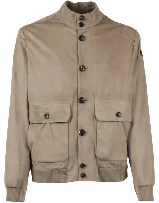Nabucco Val Suede Textured Casual Jacket