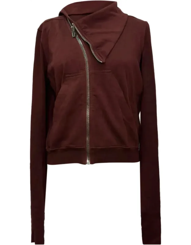 Asymmetric Zip-up Sweatshirt