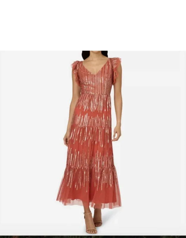 Mesh & Sequins Dress