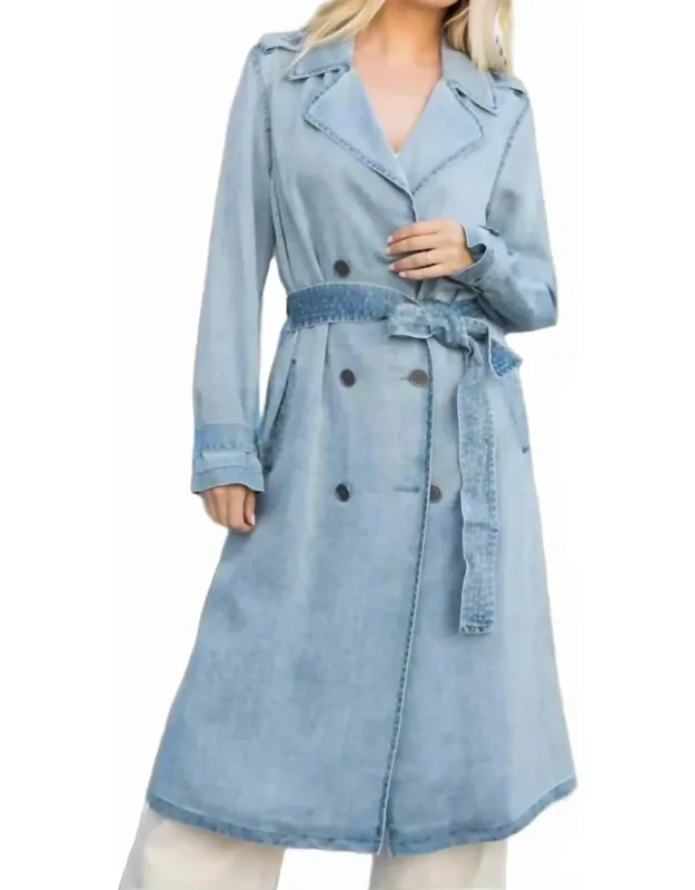 Windy City Tencel Trench Coat