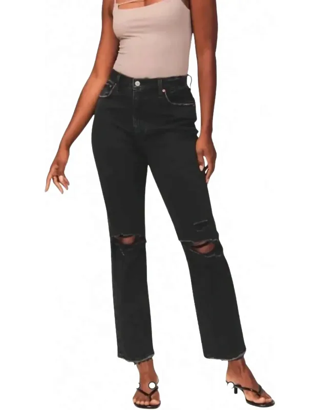 Curve Love Ultra High Rise Ankle Straight Jeans