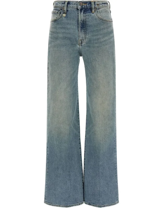 Cotton Flare Jeans