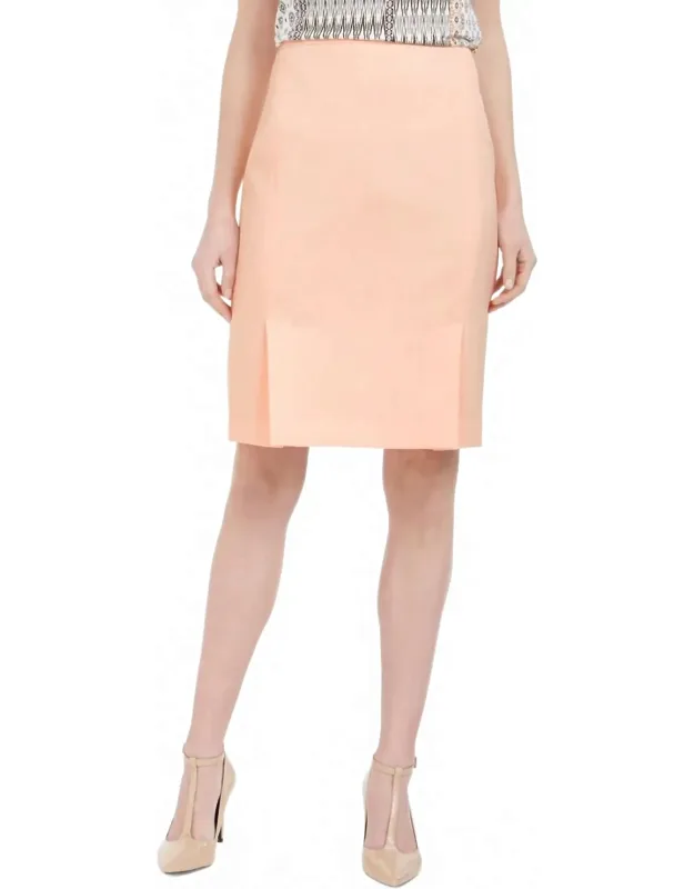 Front Slit Pencil Skirt