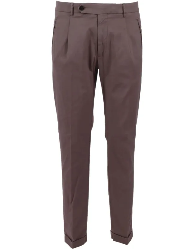 Tailored Tapered Subtle Straight-leg Pants
