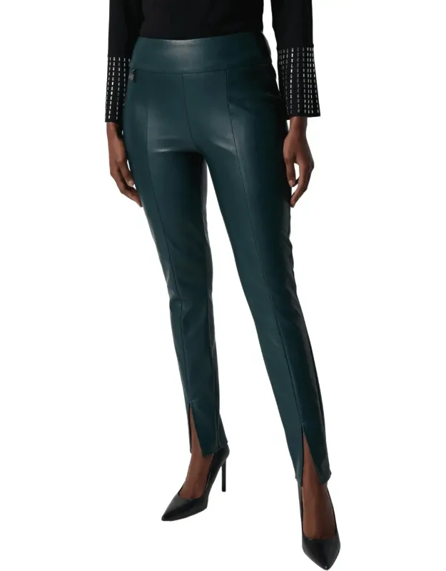 High Waisted Slim Trousers