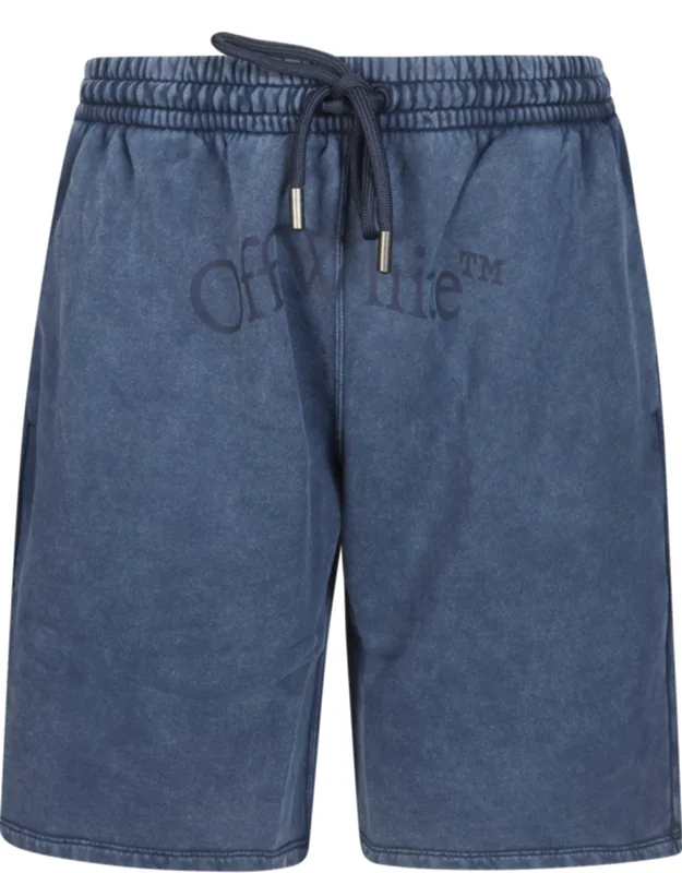 Washed Faded Effect Shorts