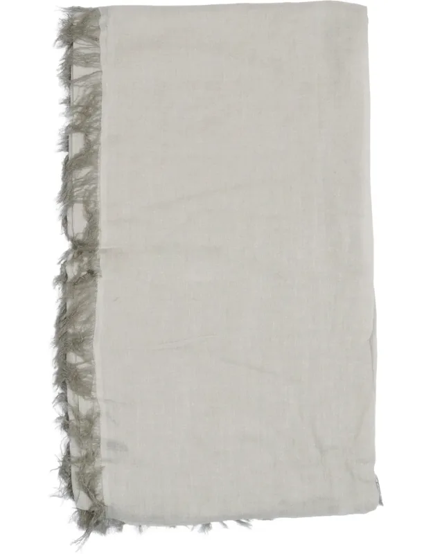 Fringed Square Scarf