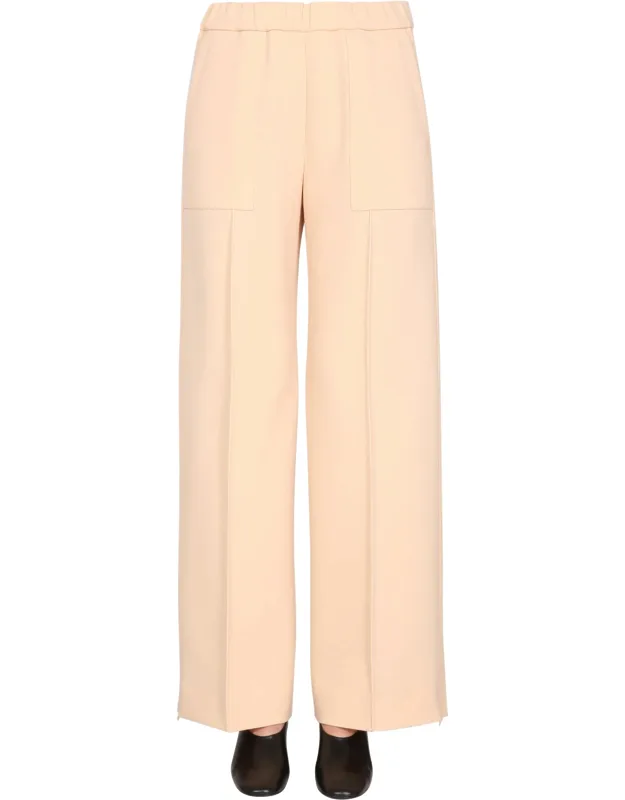 Jil Sander Pants Elasticized Waist Zip Closure