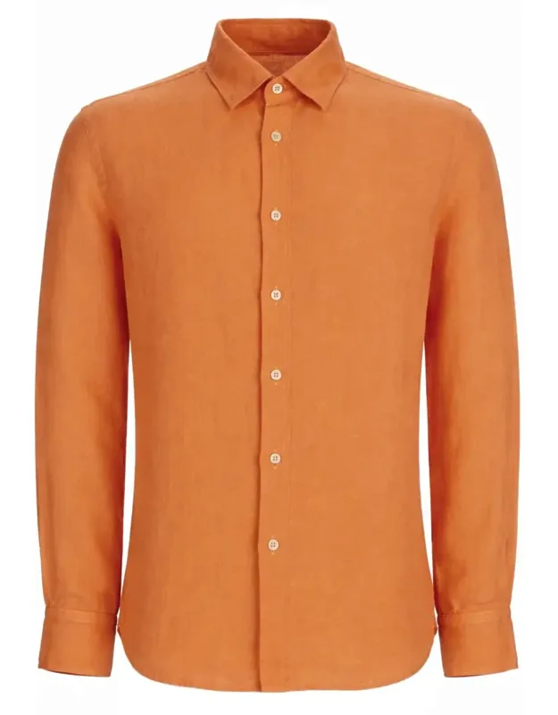Linen Button-down Casual Shirt