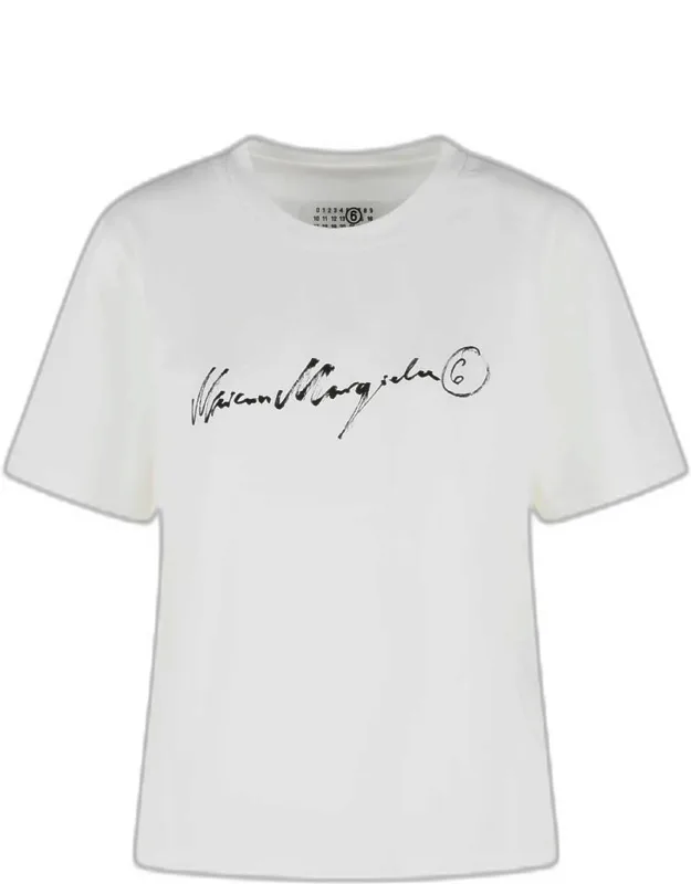 T-shirt With Ribbed Crew Neck And Regular Fit