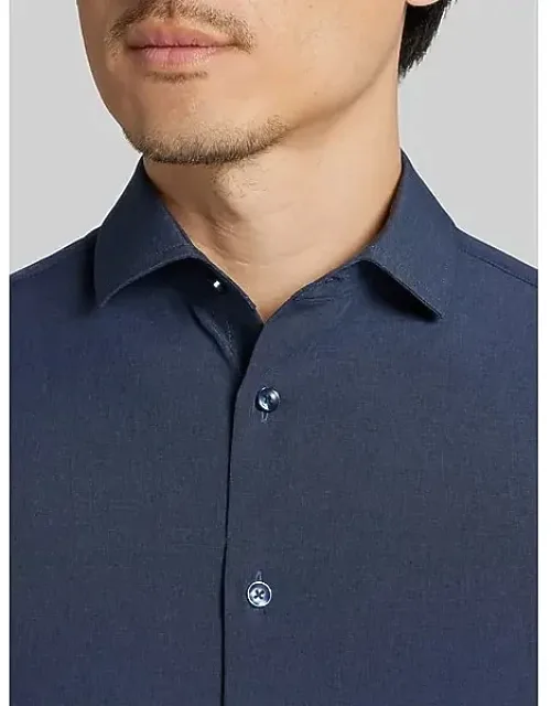 Modern Fit 4-way Stretch Long Sleeve Button-up Shirt