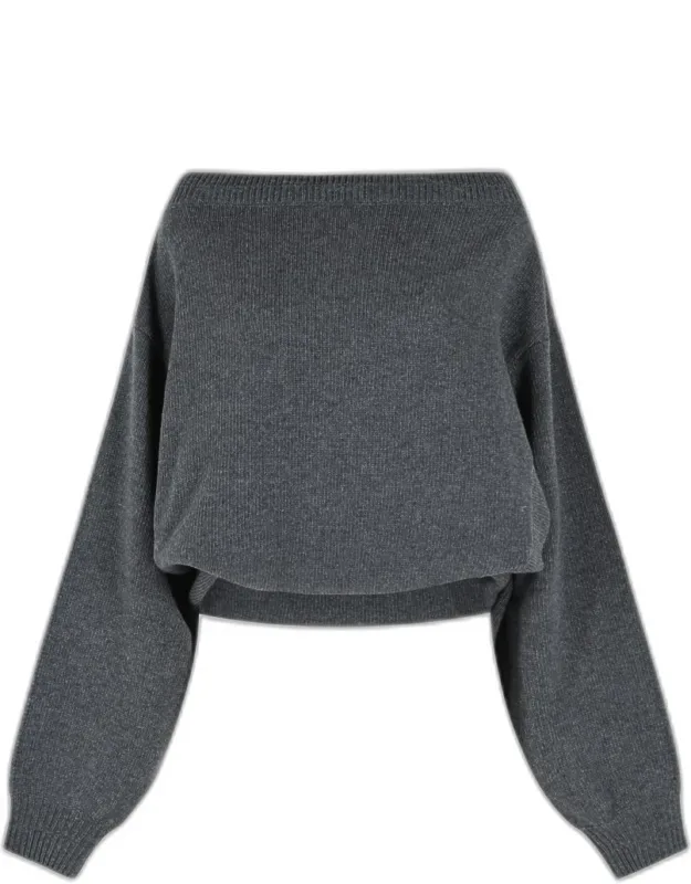 Wool Blend Mini Dress