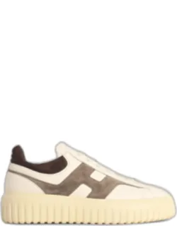 H Stripes Leather Sneakers