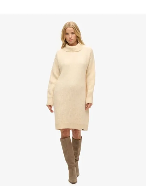 Knitted Roll Neck Jumper Dress