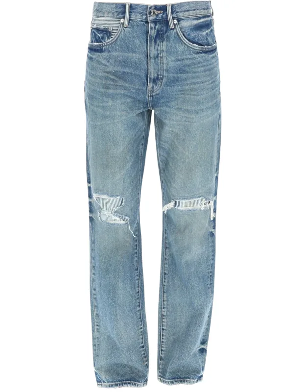 Jeans In Denim Di Cotone