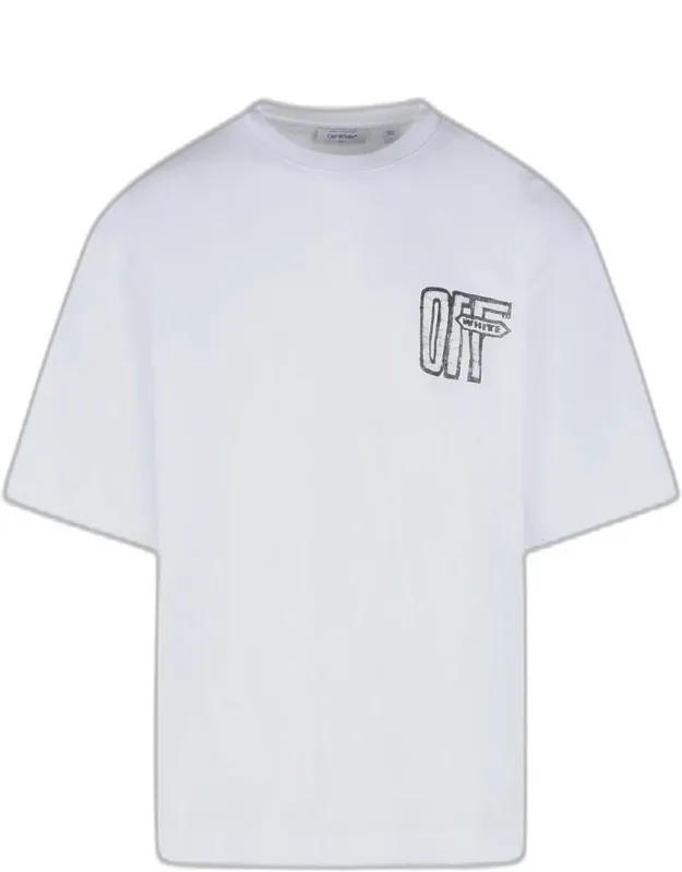 Motion Arrow Cotton T-shirt