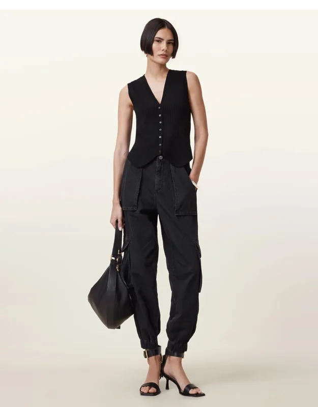 Freda Denim Cargo Pants